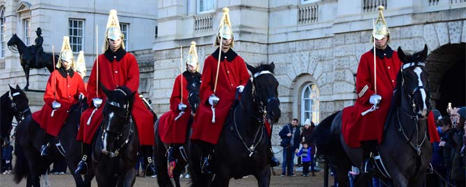 Visit Horseguards Parade this weekend in London.