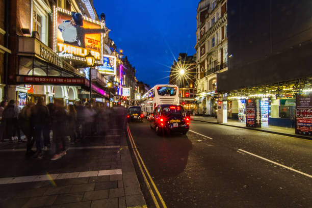 London, Shaftesbury Avenue, Theatres, West End.